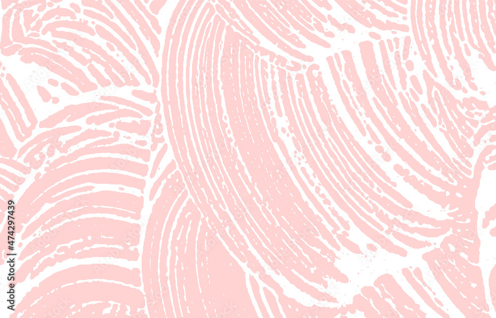 Grunge texture. Distress pink rough trace. Good-lo