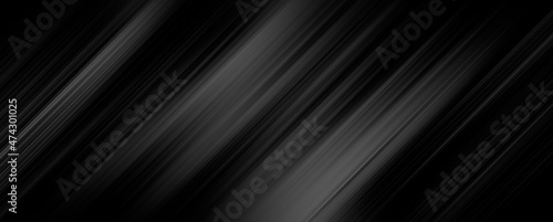 abstract black and silver are light gray with white the gradient is the surface with templates metal texture soft lines tech diagonal background black dark sleek clean modern.