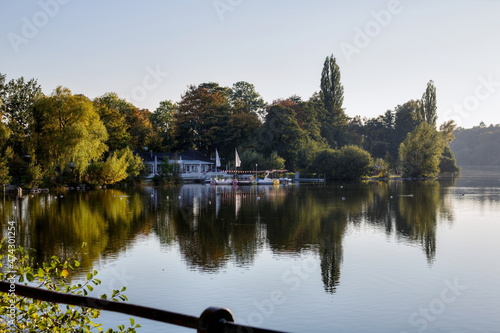 Biergarten - Café im Stadtpark von Hamburg Harburg photo