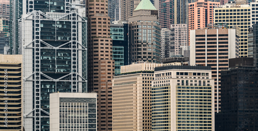 Obraz premium Hong Kong architecture