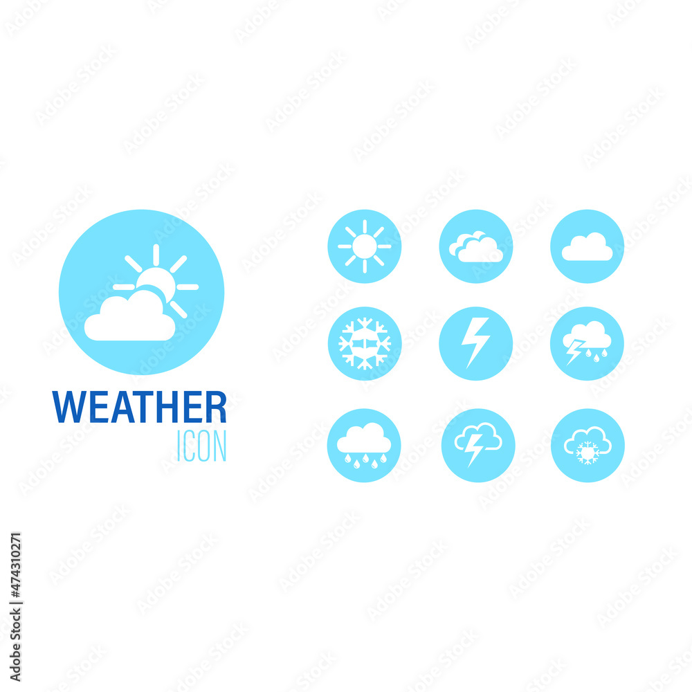 Weather Icons For Print, Web or Mobile App
