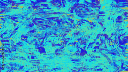 バグ画面 グリッチノイズ レトロ 