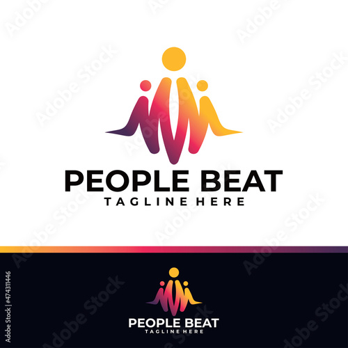 beat people logo icon