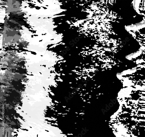 バグ画面 グリッチノイズ レトロ 