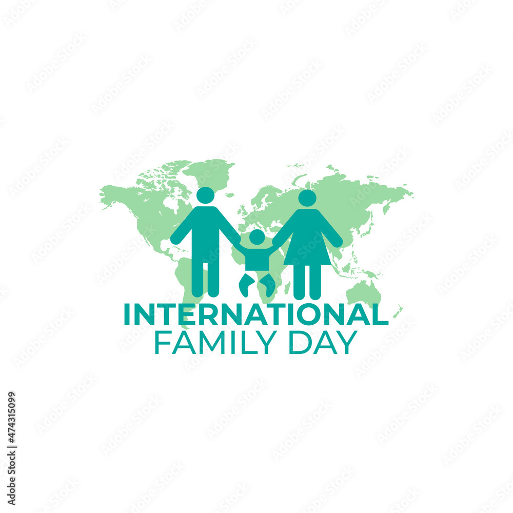 International Family Day Logo Icon Design Template.Vector Illustration