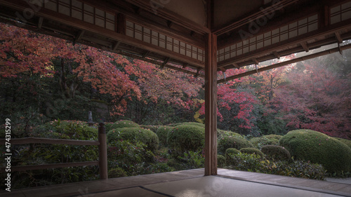 京都府 詩仙堂紅葉