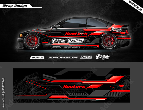Modern Style Car Wrap and Livery Design