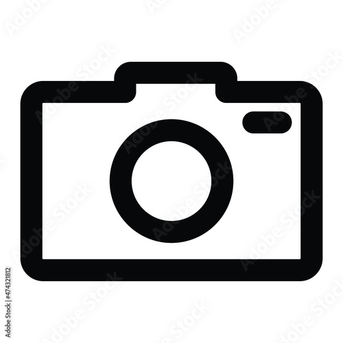 Camera Vector icon which is suitable for commercial work and easily modify or edit it