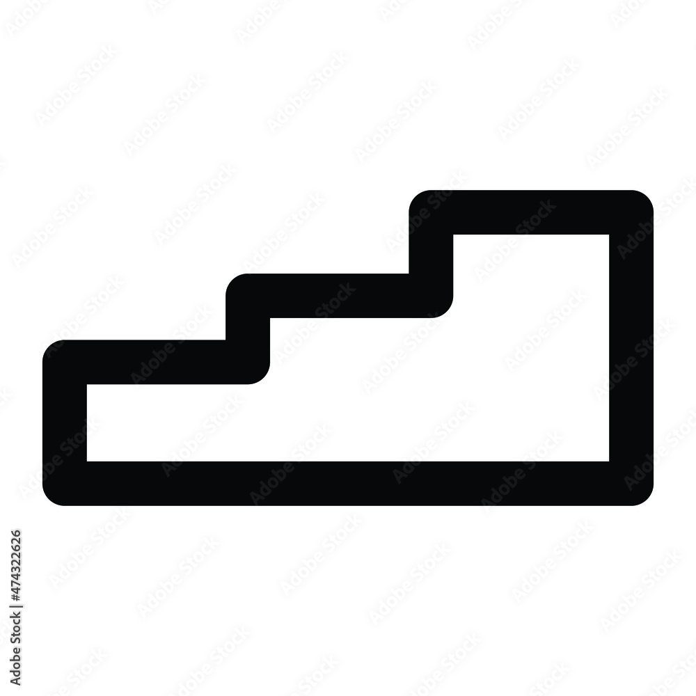 Stairs Vector icon which is suitable for commercial work and easily modify or edit it
Stairs Vector icon which is suitable for commercial work and easily modify or edit it