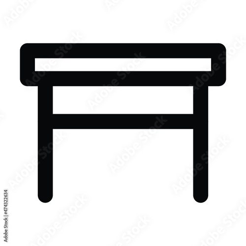 Tabouret Vector icon which is suitable for commercial work and easily modify or edit it

