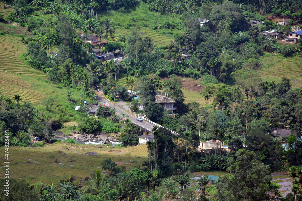 Sri Lanka, view of the years and the village Sri Lanka, view of the years and the village