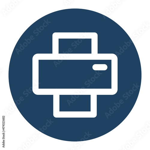 Printer Vector icon which is suitable for commercial work and easily modify or edit it

