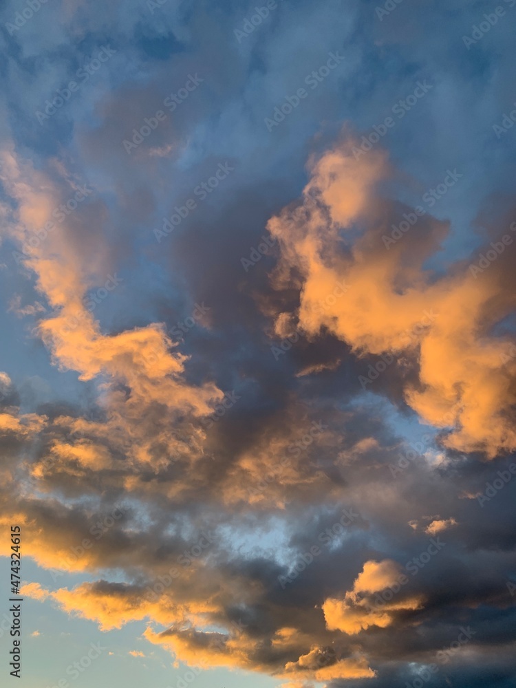 sky with clouds