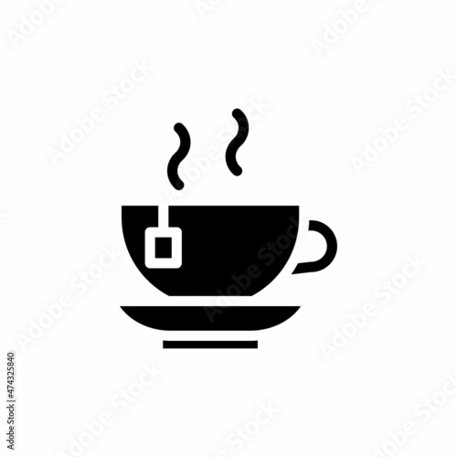 Tea icon in vector. Logotype