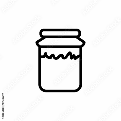 Jam icon in vector. Logotype