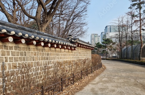 Jongmyo, an old palace in Korea