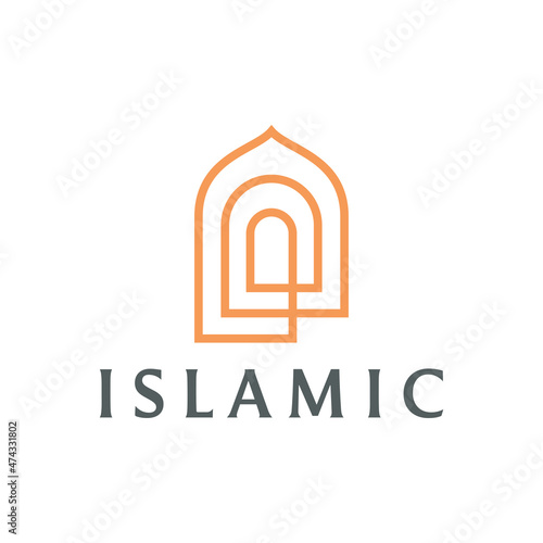 Modern Islamic Luxury Logo Template