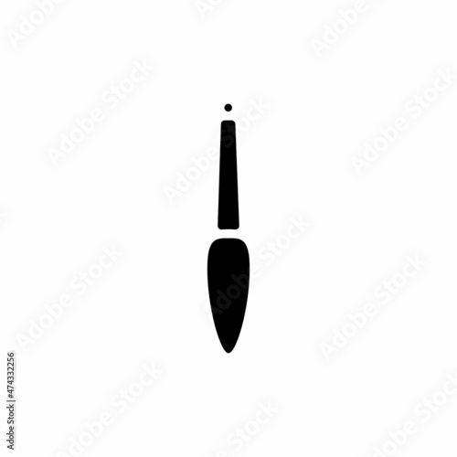 NAIL FILE icon in vector. Logotype