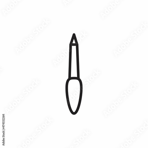 NAIL FILE icon in vector. Logotype