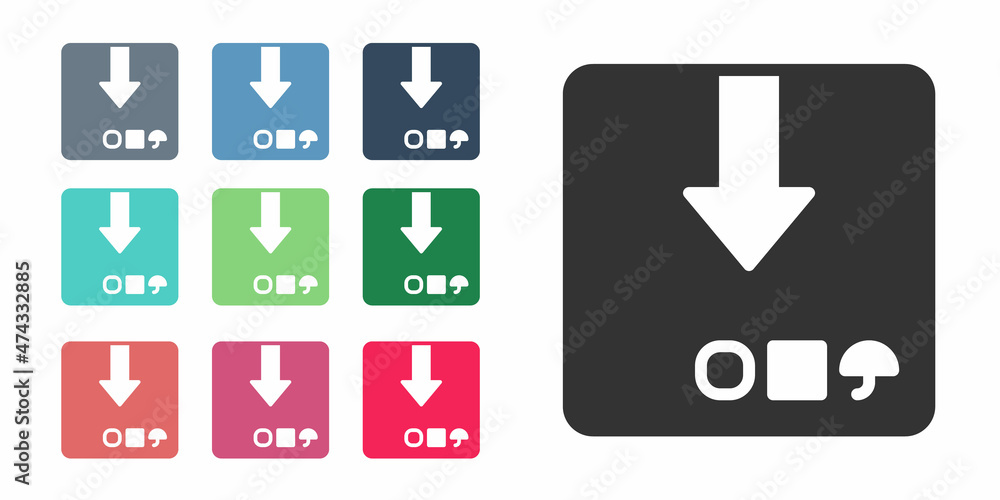 Black Carton cardboard box icon isolated on white background. Box, package, parcel sign. Delivery and packaging. Set icons colorful. Vector Black Carton cardboard box icon isolated on white background. Box, package, parcel sign. Delivery and packaging. Set icons colorful. Vector
