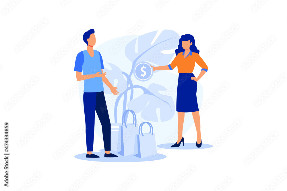 Face to face selling illustration exclusive design inspiration Face to face selling illustration exclusive design inspiration