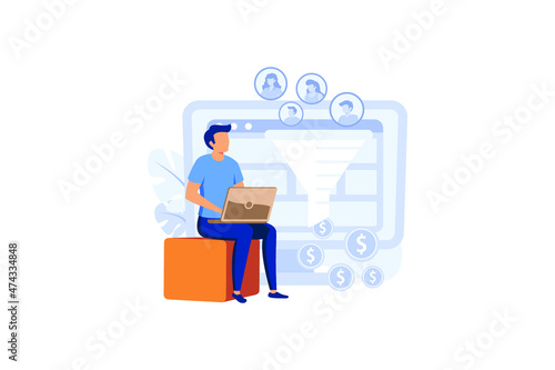 Conversion rate optimization illustration exclusive design inspiration 