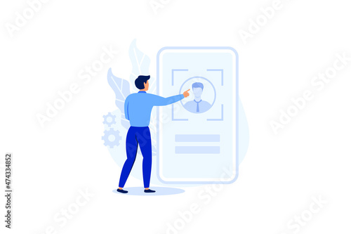 verification technologies illustration exclusive design inspiration 