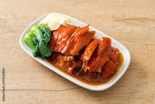 Photography Peking duck or Roasted duck in Chinese style