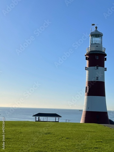 Smeaton’s Tower lighthouse on the Plymouth Hoe  photo