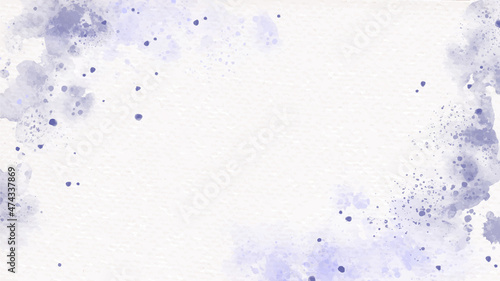 very peri 2022 color trend of the year watercolor wet wash splash background on paper textured digital painting