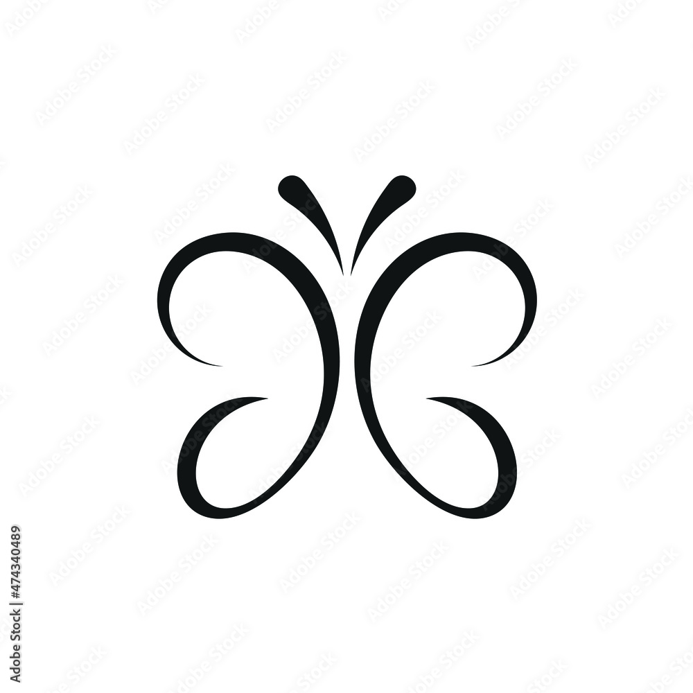 Monogram Initials GG Butterfly, Logo Design Inspiration Monogram Initials GG Butterfly, Logo Design Inspiration