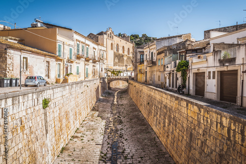 Scicli City Centre, Ragusa, Sicily, Italy, Europe, World Heritage Site © Simoncountry