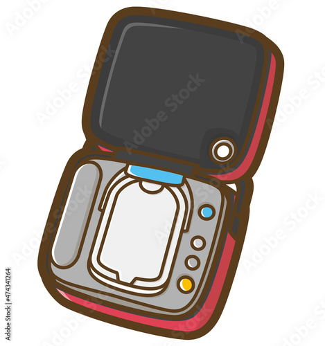 AED（自動体外式除細動器）内部