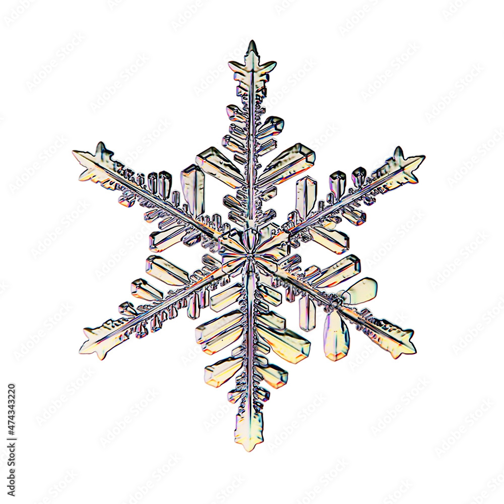 snowflake isolated object on white background natural photo crystal snowflake isolated object on white background natural photo crystal