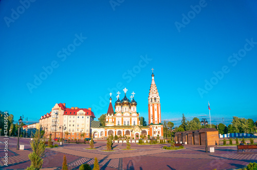 Church of All Saints in Gusev. Kaliningrad region, Russia.