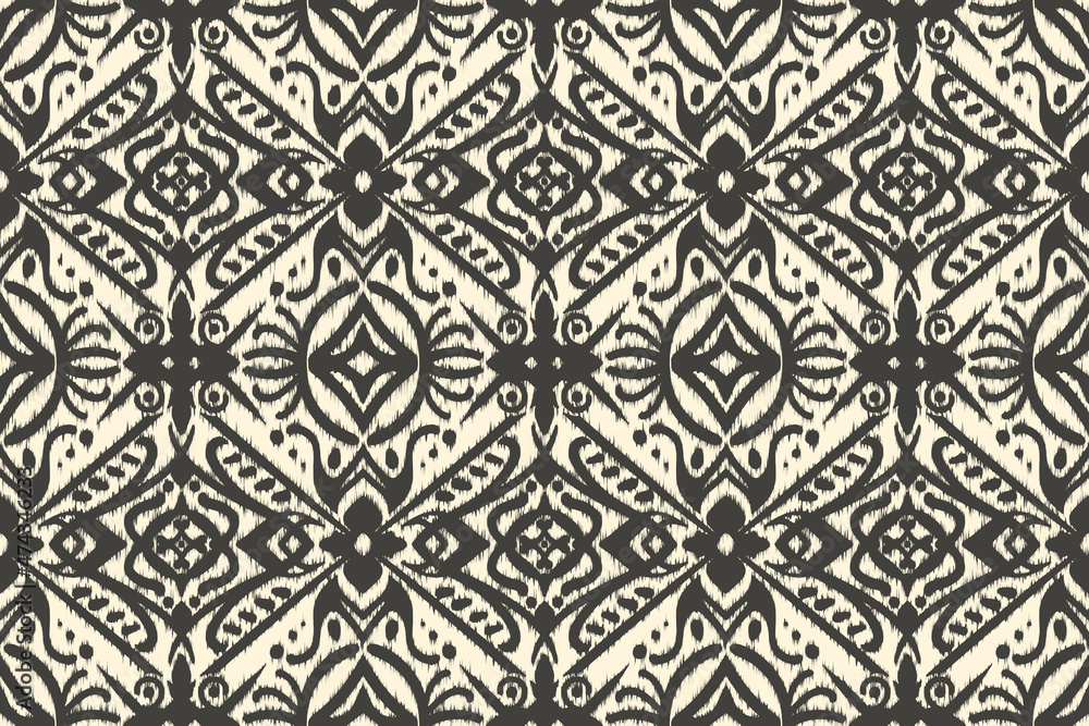 Vector seamless ethnic pattern. Tribal and geometric motifs. Vintage decorative ornament element texture print for textile, fabric, paper, tile, wallpaper background or web design illustration. Vector seamless ethnic pattern. Tribal and geometric motifs. Vintage decorative ornament element texture print for textile, fabric, paper, tile, wallpaper background or web design illustration.
