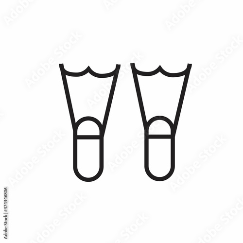 FINS icon in vector. Logotype