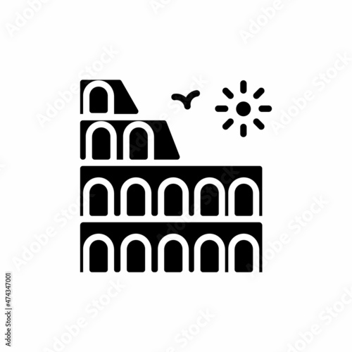 COLISEUM icon in vector. Logotype