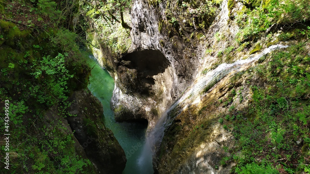 Tolmin Gorge in Triglav national park, Slovenia