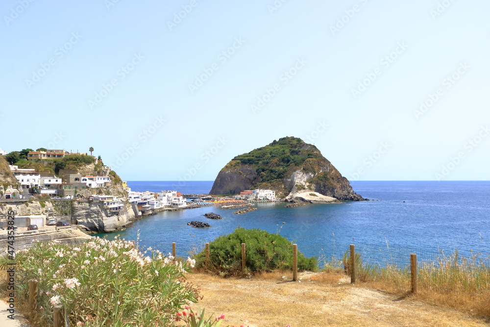 A view of Sant Angelo in Ischia island in Italy