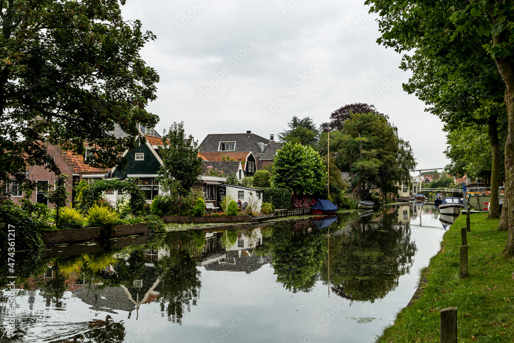 Edam traditional town-village in Netherlands Edam traditional town-village in Netherlands