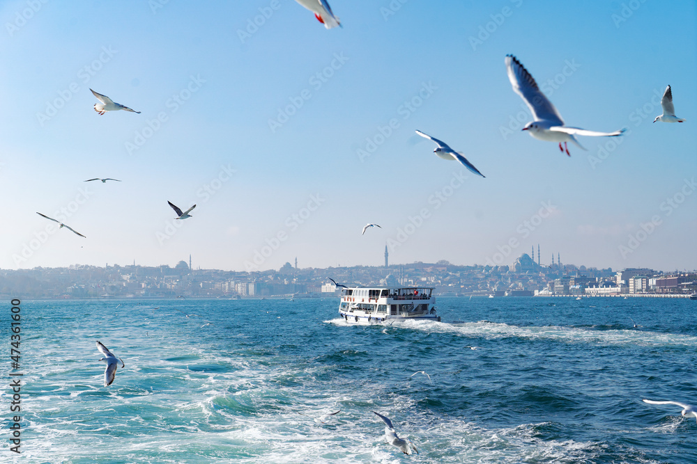 Skyline of Istanbul, Turkey