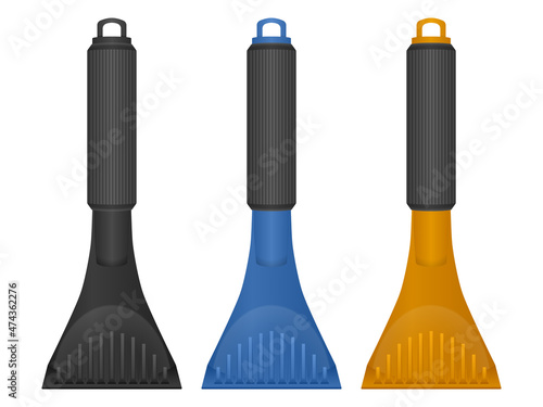 Ice scraper set