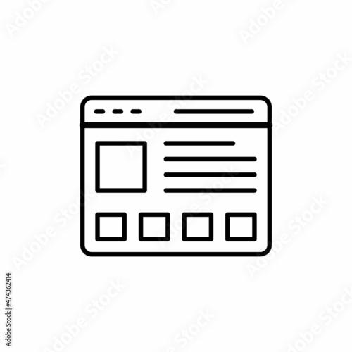Online Marketplace icon in vector. Logotype