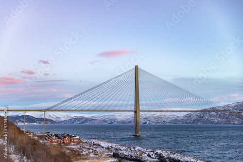 Helgeland bridge in winter light,Helgeland,Northern Norway,scandinavia,Europe