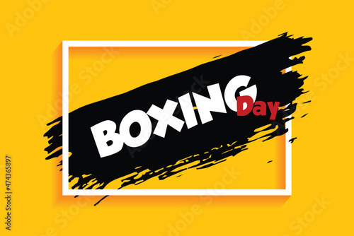 PrintBoxing day sale template vector