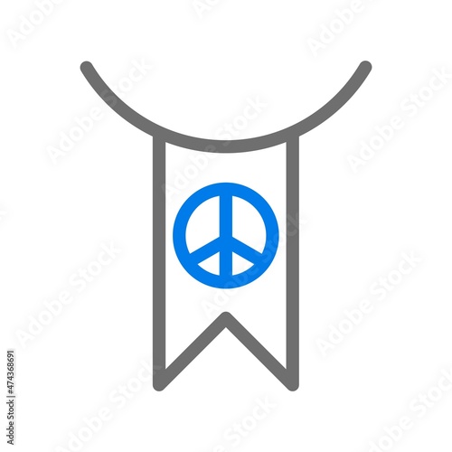 Activism Line Blue Vector Icon Design