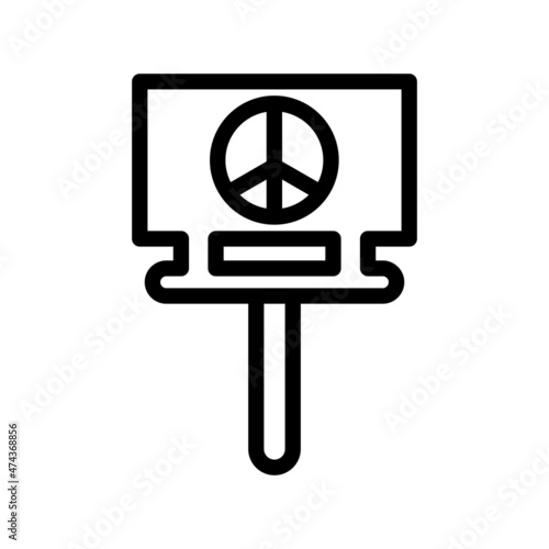 Activism Line Vector Icon Design