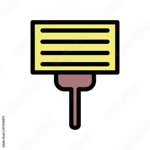 Protest Line Filled Vector Icon Design