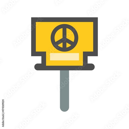 Activism Flat Vector Icon Design